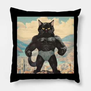 Muscle Meow: The Adorably Buff Felines - Boss Pillow