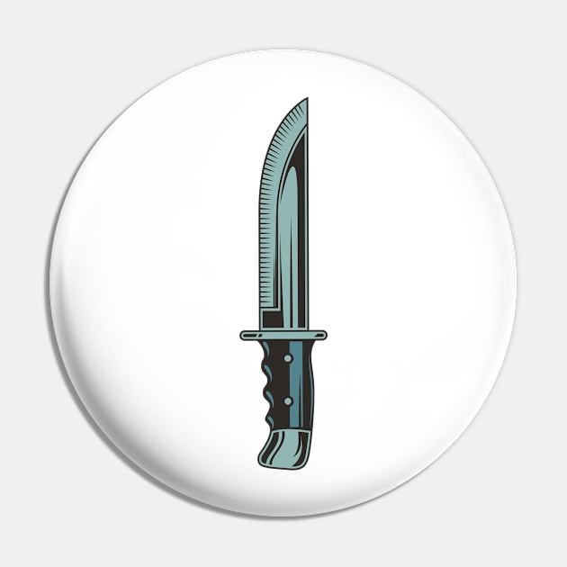 knife Pin by ShirtyLife