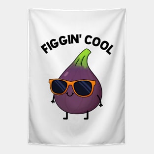 Figgin' Cool Fruit Food Pun Tapestry