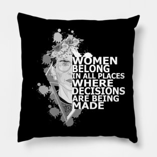 Ruth bader ginsberg Pillow