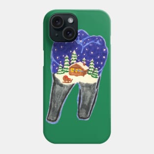 Tooth Snowglobe Phone Case