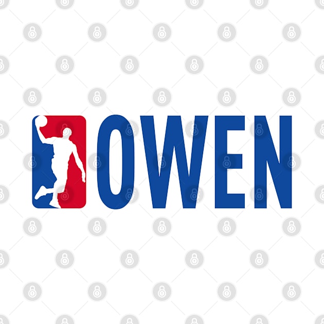 Owen NBA Basketball Custom Player Your Name T-Shirt by Baseball Your Name