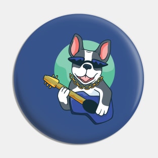 Dog Guitar Pin