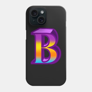 Top 10 best personalised gifts 2022  - Letter B ,personalised,personalized with pattern useful for initials, societies and names Phone Case