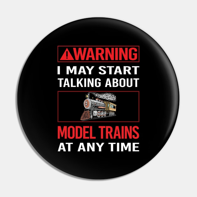 Red Warning Model Train Trains Railroad Railway Pin by relativeshrimp