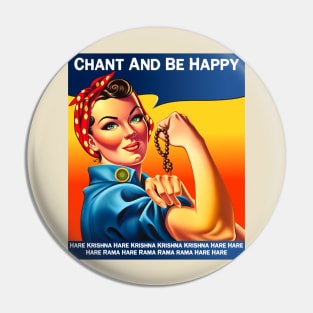 Get your Japa done! Chant and be Happy Pin