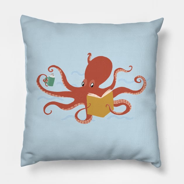 Octopus Reading Pillow by Das Brooklyn