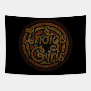 Indigo Girls vintage design on top Tapestry