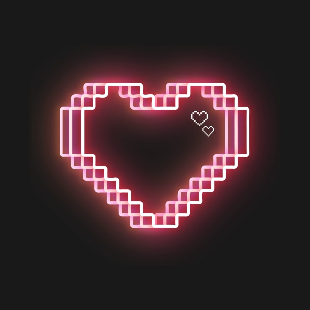 Pixel heart by Mixserdesign