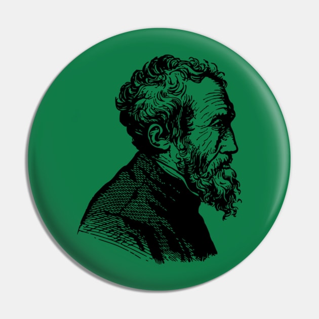 Michelangelo in black and white Pin by Redbooster