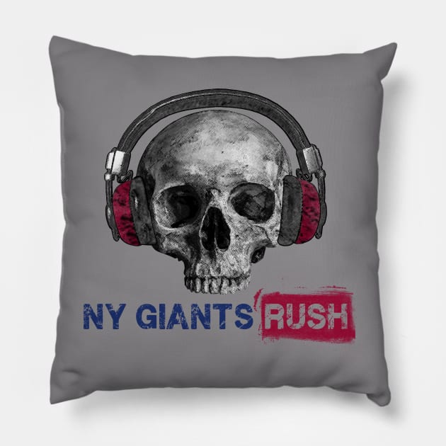 Giants Rush: Jawless Fuzz Pillow by NYGiantsRush