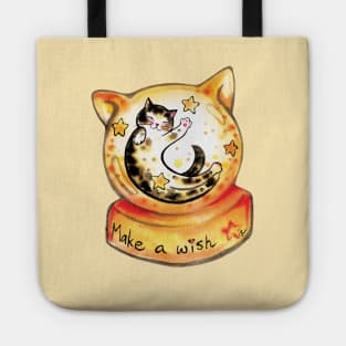 Make a cat wish Tote