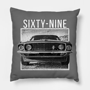 69 Mustang Pillow