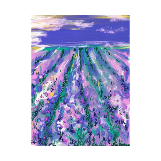 lavender field by ArtKsenia