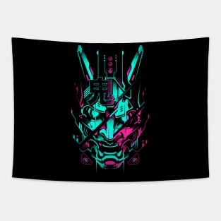 Glitch Oni Demon Tapestry