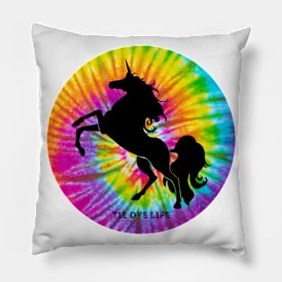 Unicorn Tie Dye Life Pillow