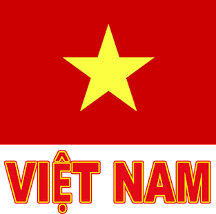 The Pride of Vietnam - Vietnamese Flag and Language Magnet