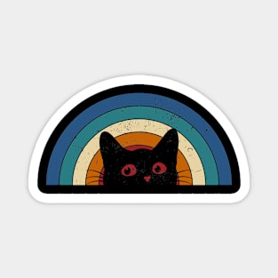 Cat Retro Style Gift Magnet