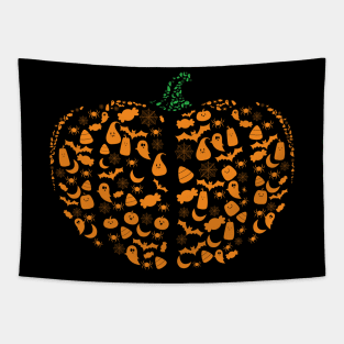 Halloween Doodles Tapestry