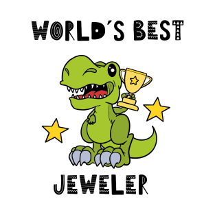 Jeweler, Jewelry, Dinosaur, T Rex, Tyrannosaurus, Funny, Humor, Words T-Shirt