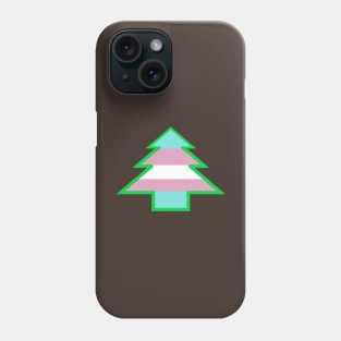 Transgender Pride: Christmas Tree Phone Case