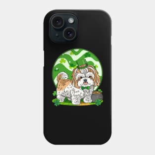 Shih Tzu Leprechaun St Patricks Day Cute Irish Dog Phone Case