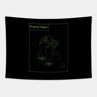 Original Player Blueprint Tapestry