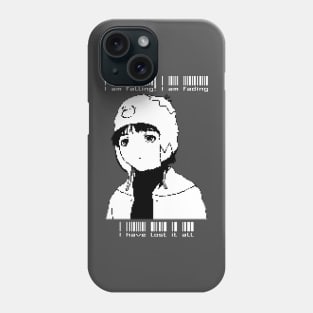 Lain - I am falling... Phone Case