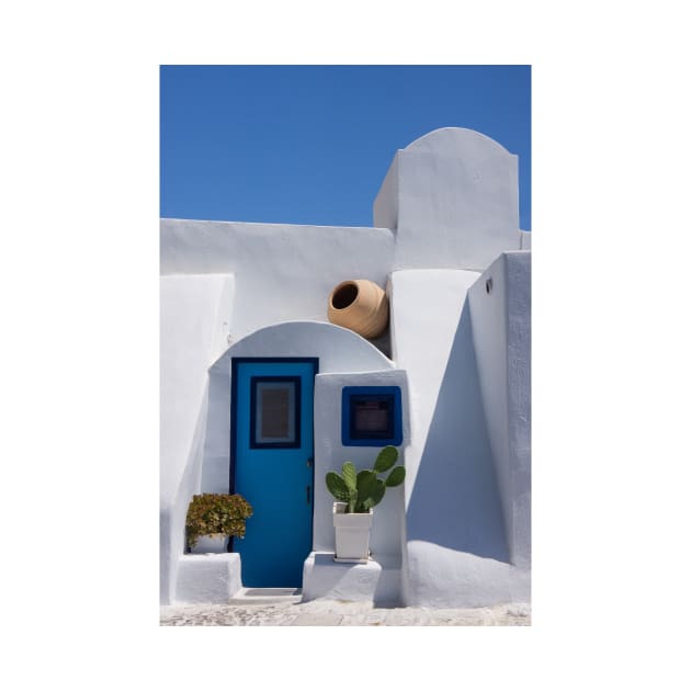 Greek blue door. by sma1050