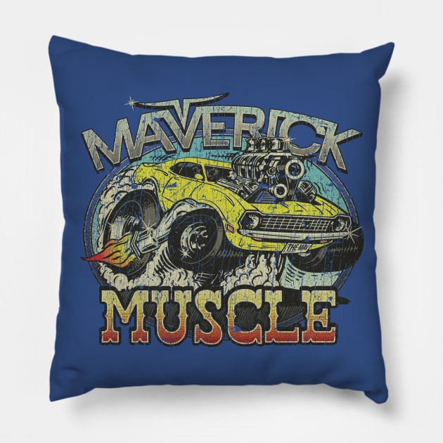 Maverick Muscle 1970 Pillow by JCD666
