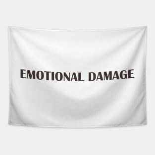 Emotional Damage meme lettering Tapestry