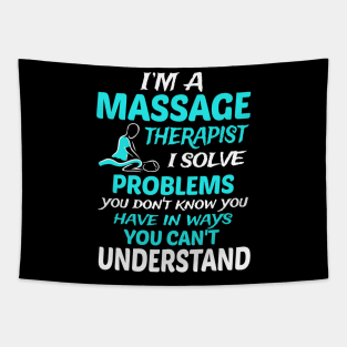 Im A Massage Therapist Funny Massage Therapy Tapestry