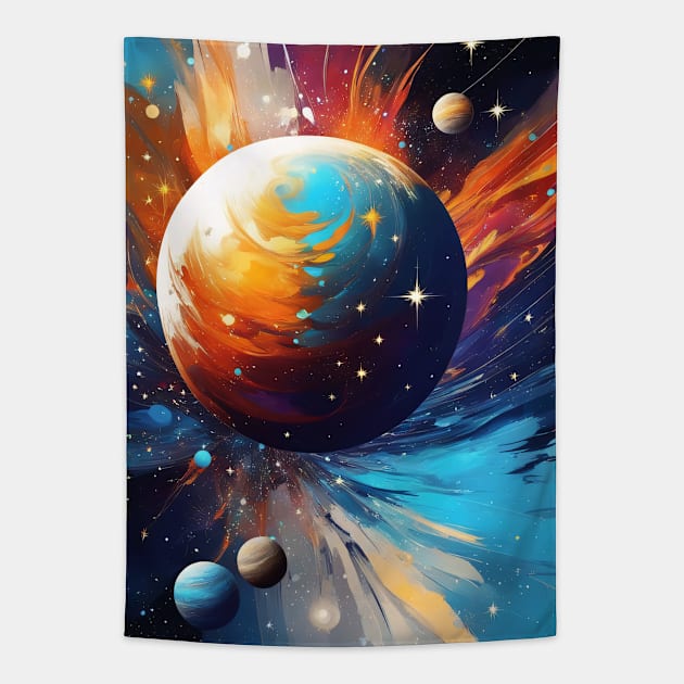 Celestial stars Tapestry by puravidavisions