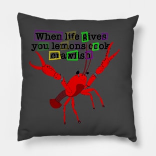 Crawfish season Pillow