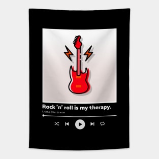 rock n' roll is my therapy Tapestry