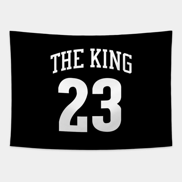 lebron james 23 the king Tapestry by Cabello's