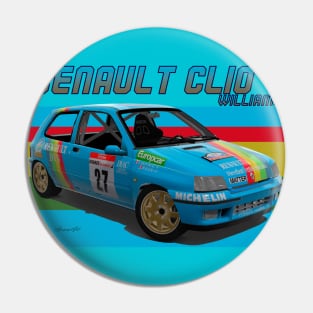 Renault Clio Williams Pin