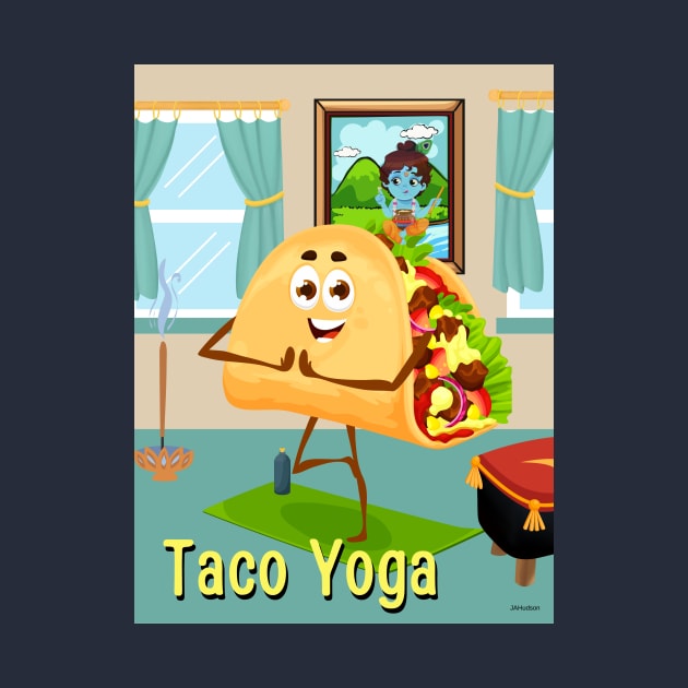 Taco Yoga Standing Tree Pose by JAHudson