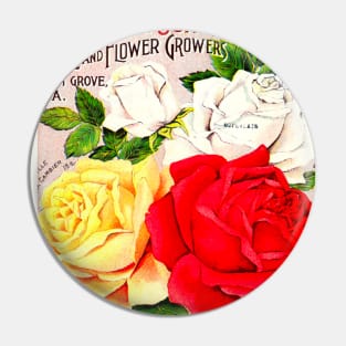 The Conard and Jones Co. Rose and Flower Catalogue Pin