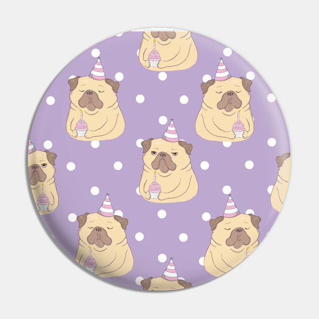 Pug Birthday Party Pin by queensandkings