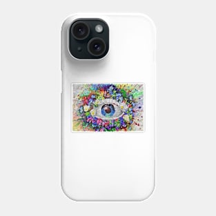 Floral Explosion Eye Phone Case