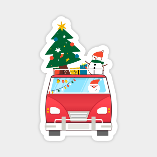 Santa Christmas vacation Magnet