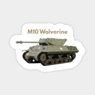 M10 Wolverine American WW2 Tank Destroyer Magnet