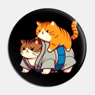 Sumo Cat Pin