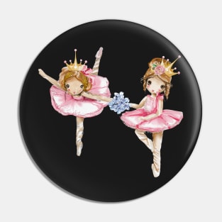 Ballerina Dancer best friends Pin