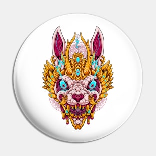 YEAR OF THE RABBIT ONI Pin