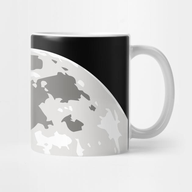 Full Moon Simple Vector Design - Moon - Tazza | TeePublic IT