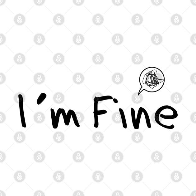 i'm fine text hand writing by ijjul