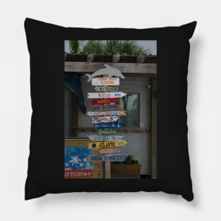 beach signs Pillow