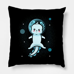 Axolotl Astronaut - Axolotl in the space Pillow